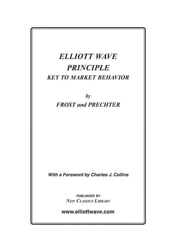 Cover of Elliott Wave Principle