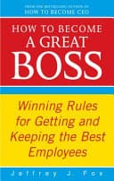 Cover of How to Become a Great Boss