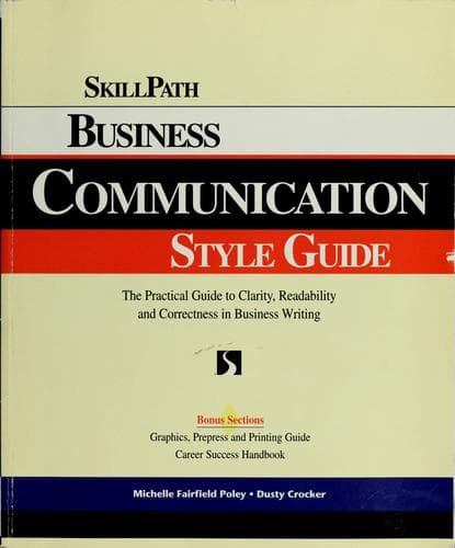 Cover of SkillPath Business Communication Style Guide