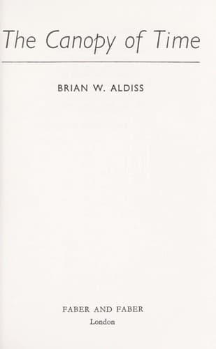Cover of The Canopy of Time