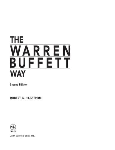 Cover of The Warren Buffett Way