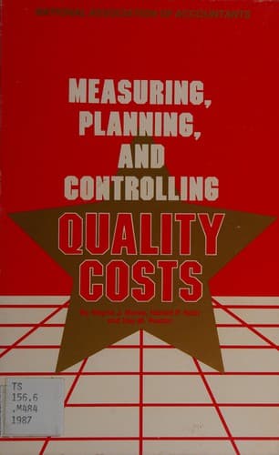 Cover of Measuring, Planning, and Controlling Quality Costs