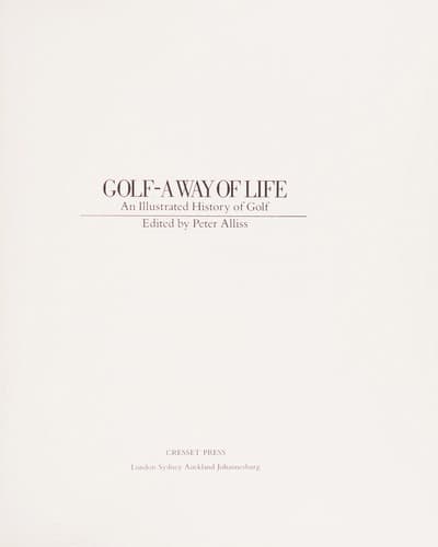 Cover of Golf
