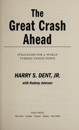 Cover of The Great Crash Ahead