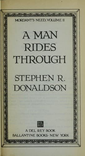 Cover of A Man Rides Through