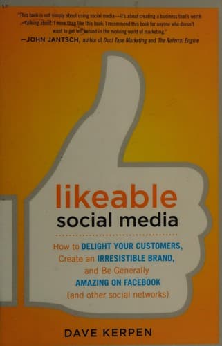 Cover of Likeable Social Media