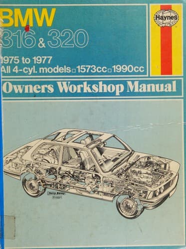 Cover of BMW Owners Workshop Manual 316 and 320