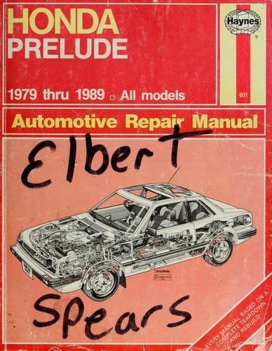Cover of Honda Prelude CVCC, 1979-1989