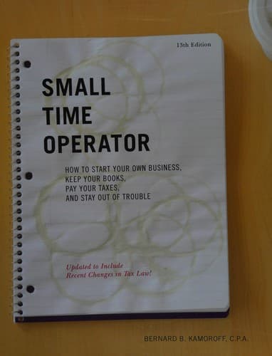Cover of Small Time Operator