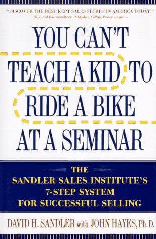 Cover of You Can't Teach a Kid to Ride a Bike at a Seminar