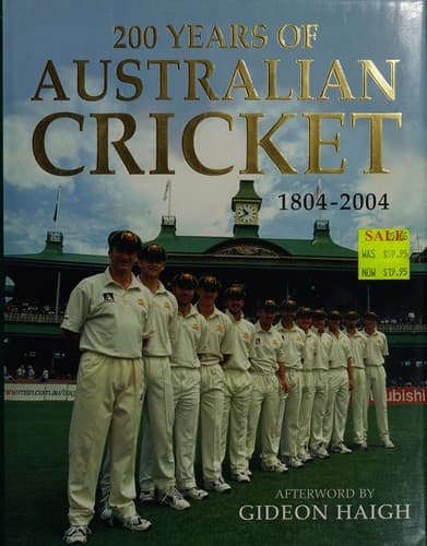 Cover of 200 Years of Australian Cricket