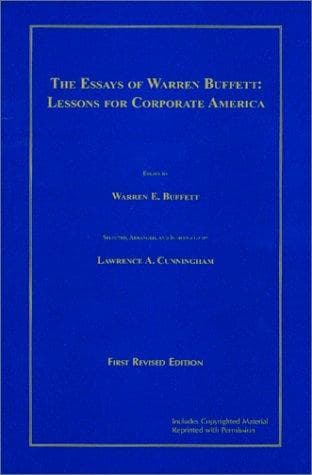 Cover of The Essays of Warren Buffett