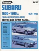 Cover of Subaru 4WD and 2WD 1600-1800c 1979-94 No 501
