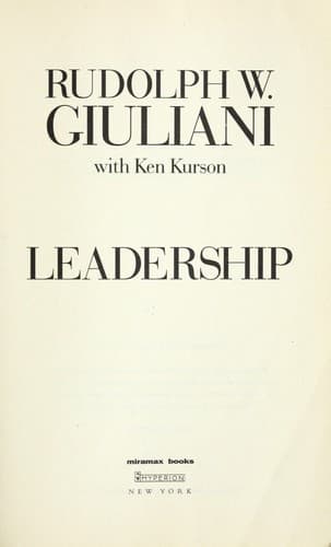 Cover of Leadership