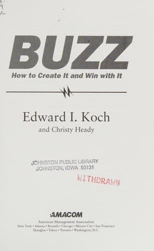 Cover of Buzz