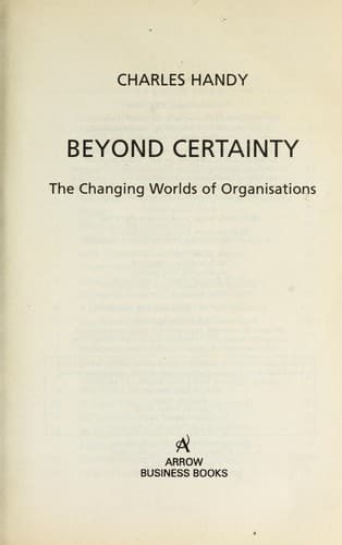 Cover of Beyond Certainty